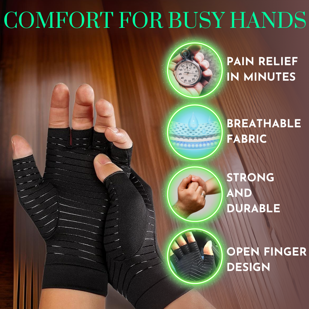 CopperFlex™ | Therapy Gloves for Hand Pain