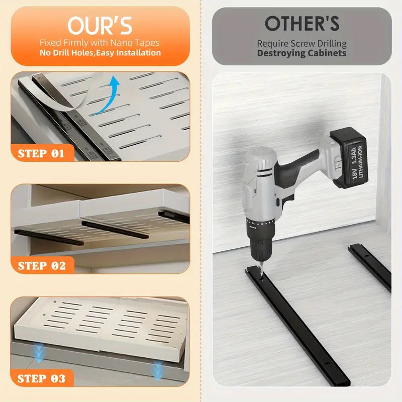 Simplify.™️ Expanding Pull-Out Organiser