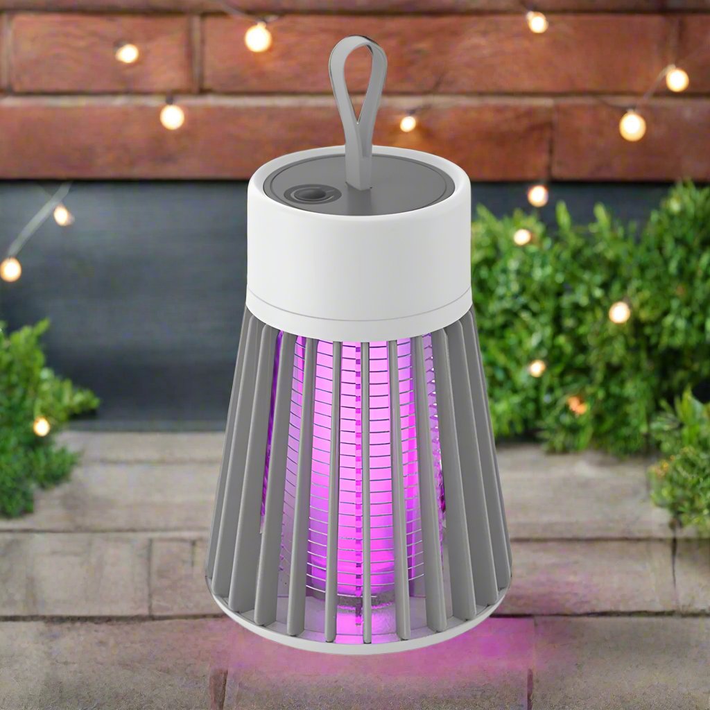 Eco-friendly bug zapper with USB recharge
